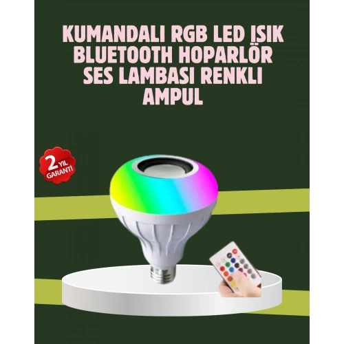 BFS Hoparlörlü LED Ampul – Ev ve Ofis İçin Akıllı Aydınlatma Çözümü