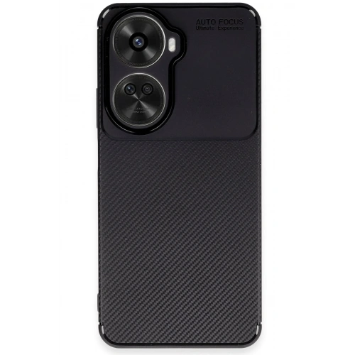 BFS  Huawei Nova 12 SE Kılıf Auto Focus Karbon Kapak - Siyah