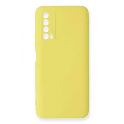 BFS  Huawei P Smart 2021 Kılıf Nano içi Kadife Silikon - Sarı