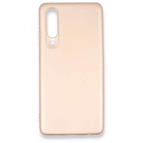 BFS  Huawei P30 Kılıf First Silikon - Rose Gold