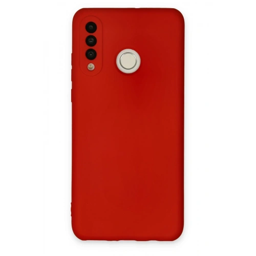 BFS  Huawei P30 Lite Kılıf Nano içi Kadife Silikon - Kırmızı