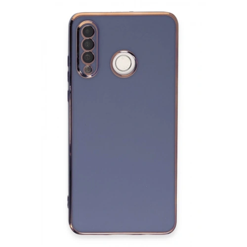 BFS  Huawei P30 Lite Kılıf Volet Silikon - Mavi