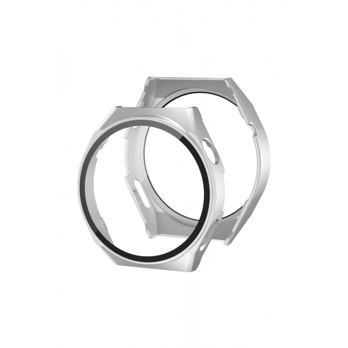 BFS  Huawei Watch GT3 46mm Dota Camlı Kasa Ekran Koruyucu - Gümüş