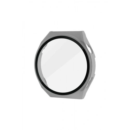 BFS  Huawei Watch GT3 Pro 46mm Dota Camlı Kasa Ekran Koruyucu - Uzay Grisi