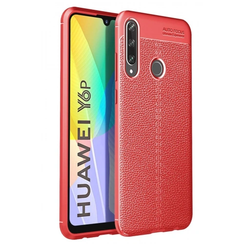 BFS  Huawei Y6P Kılıf Auto Focus Kapak - Kırmızı