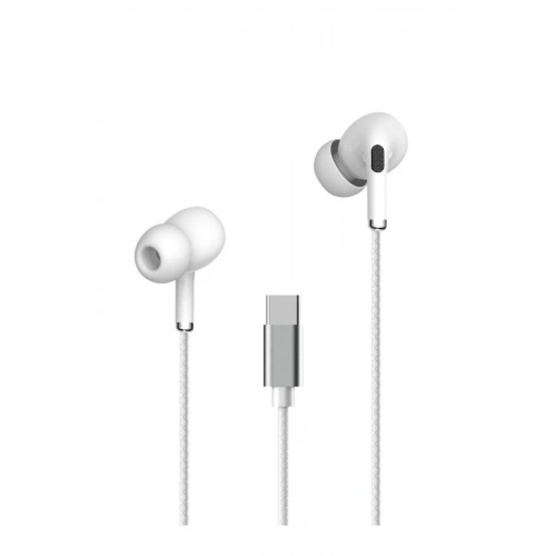 BFS  INA16 Type-C Kablolu Kulak İçi Kulaklık - Beyaz