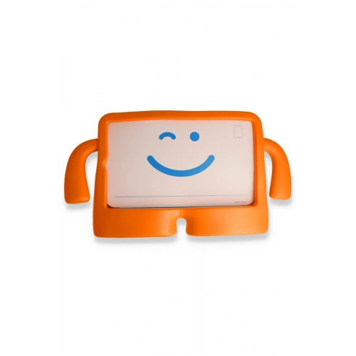BFS  iPad 10.2 (7.nesil) Kılıf Karakter Tablet Silikon - Turuncu