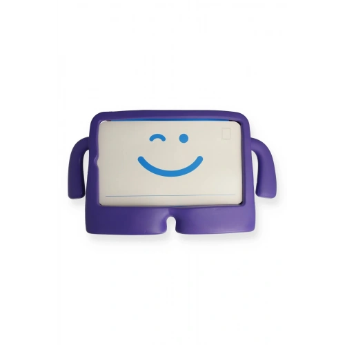 BFS  iPad 4 9.7 Kılıf Karakter Tablet Silikon - Mor