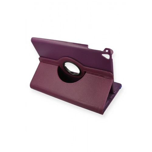 BFS  iPad 9.7 (2018) Kılıf 360 Tablet Deri Kılıf - Mürdüm