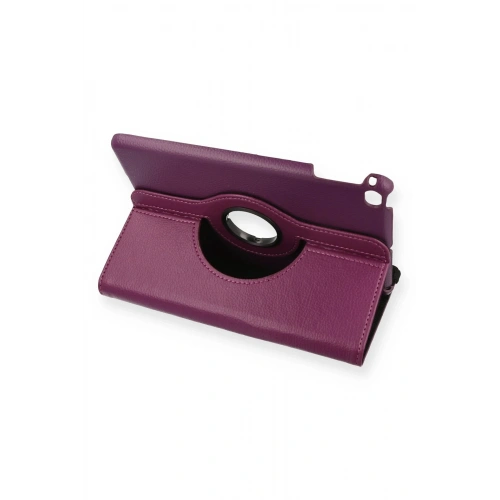 BFS  iPad Mini 4 Kılıf 360 Tablet Deri Kılıf - Mürdüm