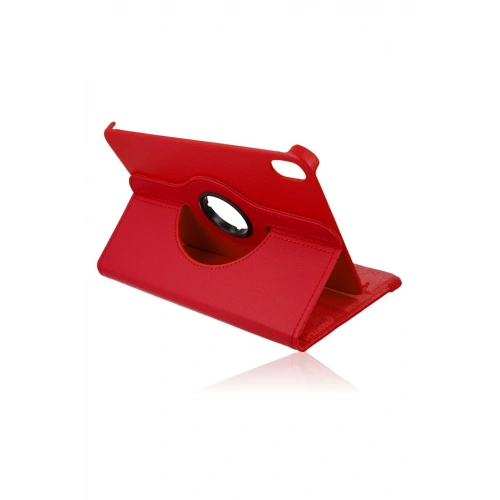 BFS  iPad Mini 6 Kılıf 360 Tablet Deri Kılıf - Kırmızı