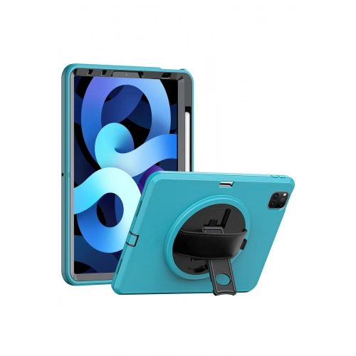 BFS  iPad Pro 11 (2018) Kılıf Hand Strap Tablet Kılıfı - Turkuaz