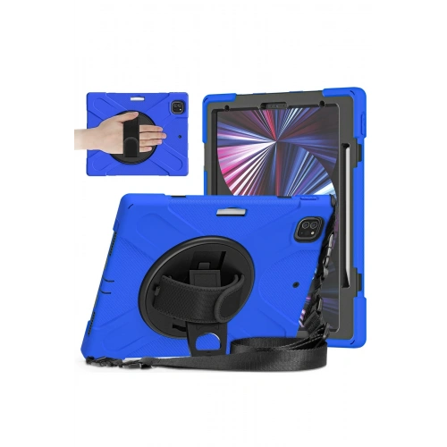 BFS  iPad Pro 12.9 (2020) Kılıf Amazing Tablet Kapak - Mavi