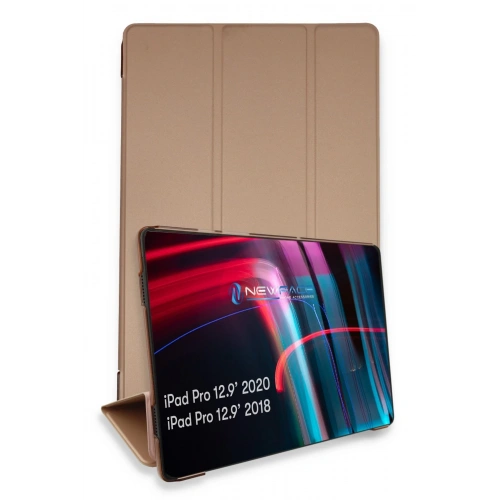 BFS  iPad Pro 12.9 (2021) Kılıf Tablet Smart Kılıf - Rose Gold