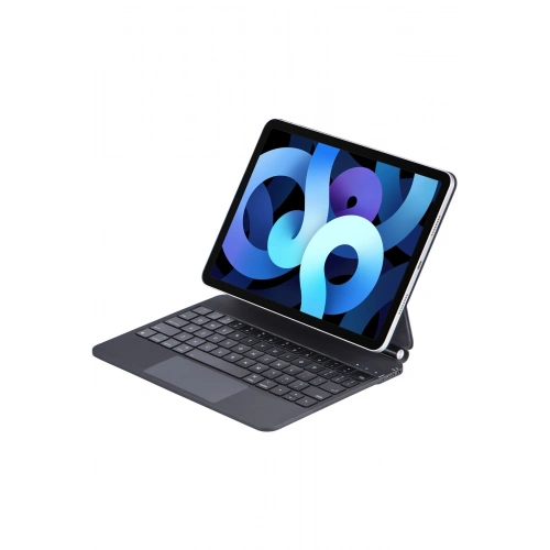 BFS  iPad Pro 13 (2024) Kılıf X9P Magic Manyetik Klavyeli Tablet Kılıfı - Siyah