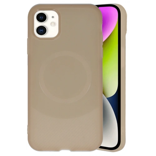 BFS  iPhone 11 Kılıf Maya Karbon Kapak - Kahverengi