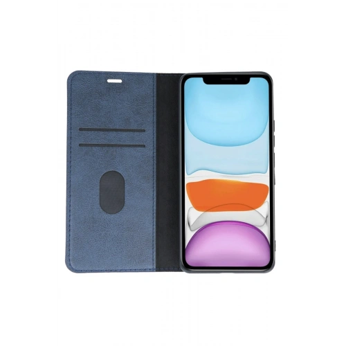 BFS iPhone 11 Kılıf Trend S Plus Kapaklı Kılıf - Lacivert