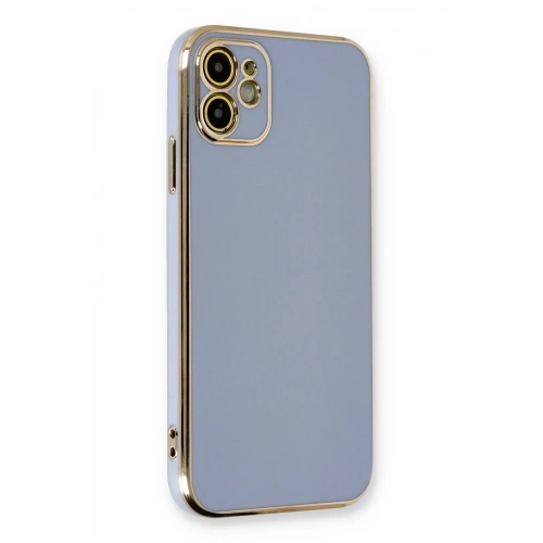 BFS  iPhone 11 Kılıf Volet Silikon - Mavi