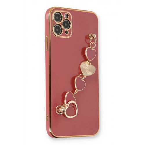 BFS  iPhone 11 Pro Kılıf Esila Silikon - Kırmızı