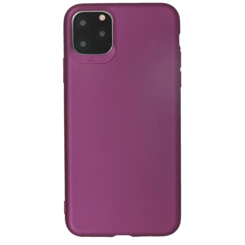 BFS iPhone 11 Pro Kılıf First Silikon - Mürdüm