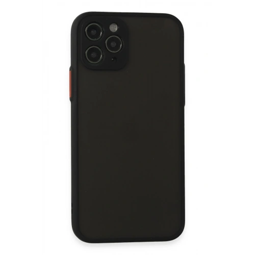 BFS  iPhone 11 Pro Kılıf Montreal Silikon Kapak - Siyah