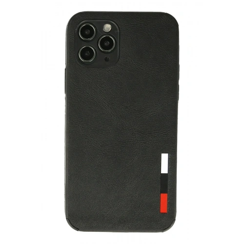 BFS  iPhone 11 Pro Max Kılıf Loop Deri Silikon - Siyah