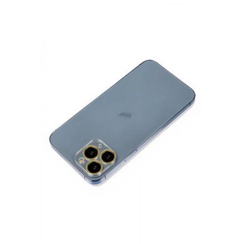 BFS  iPhone 11 Pro Max Shine Kamera Lens Koruma Cam - Gold