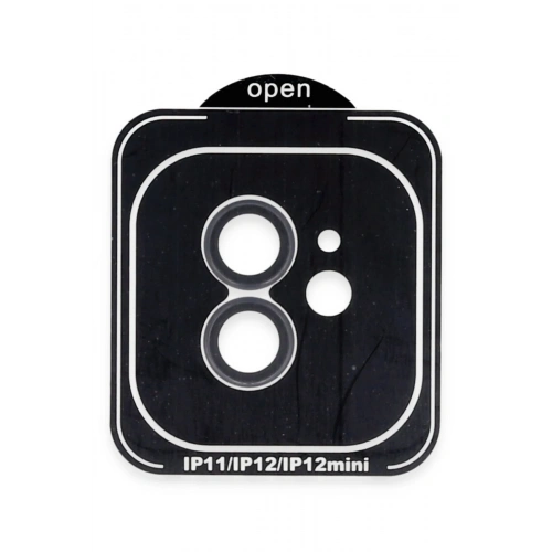 BFS  iPhone 11 PVD Metal Kamera Lens - Siyah