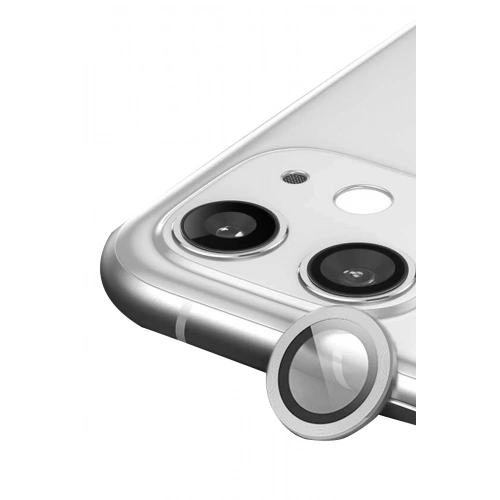 BFS  iPhone 11 Raze Metal Kamera Lens - Gümüş