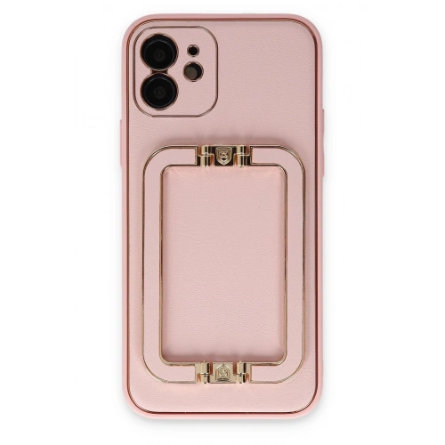 BFS  iPhone 12 Kılıf Coco Elit Kapak - Pembe