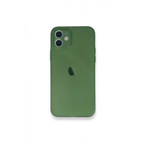BFS  iPhone 12 Mini Kılıf PP Ultra İnce Kapak - Yeşil