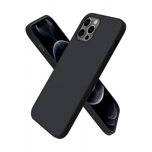 BFS  iPhone 12 Pro Kılıf First Silikon - Siyah