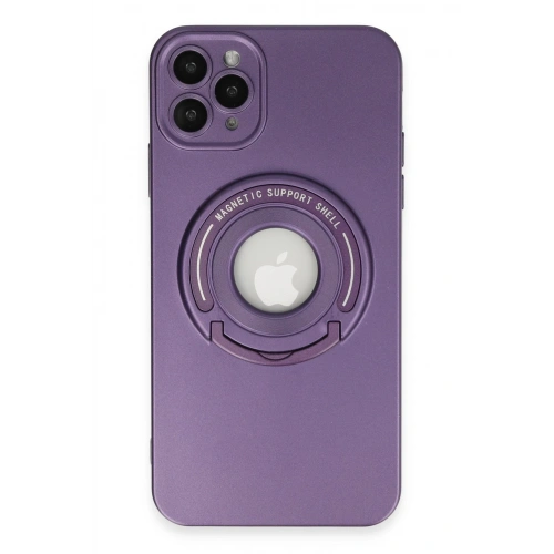 BFS  iPhone 12 Pro Kılıf Lukka Magneticsafe Kapak - Derin Mor