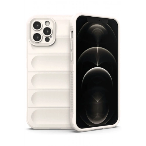 BFS  iPhone 12 Pro Kılıf Optimum Silikon - Krem