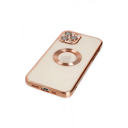 BFS  iPhone 12 Pro Kılıf Slot Silikon - Rose Gold