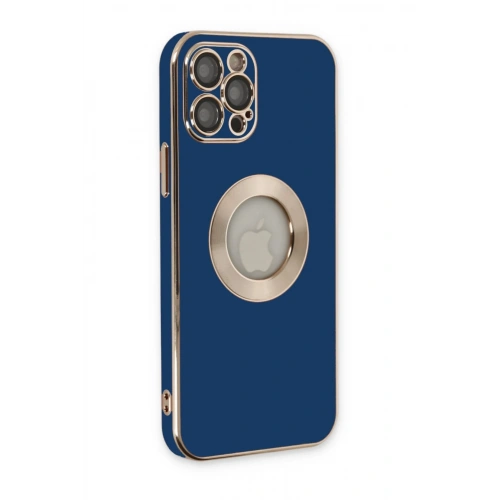 BFS  iPhone 12 Pro Kılıf Store Silikon - Mavi