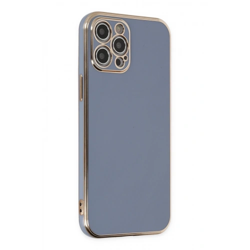 BFS  iPhone 12 Pro Kılıf Volet Silikon - Mavi