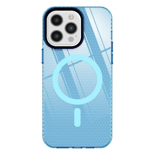 BFS  iPhone 12 Pro Max Kılıf Beta Magneticsafe Silikon - Mavi