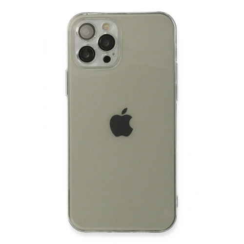 BFS  iPhone 12 Pro Max Kılıf Fly Lens Silikon - Şeffaf