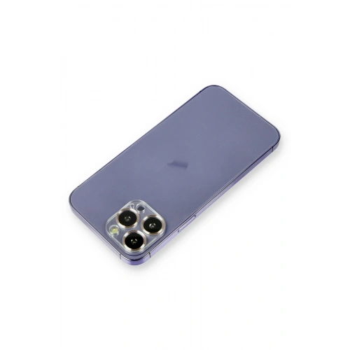 BFS  iPhone 12 Pro Max Metal Kamera Lens Koruma Cam - Gold
