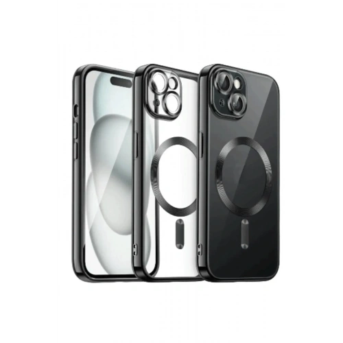 BFS  iPhone 13 Kılıf Kross Magneticsafe Kapak - Siyah