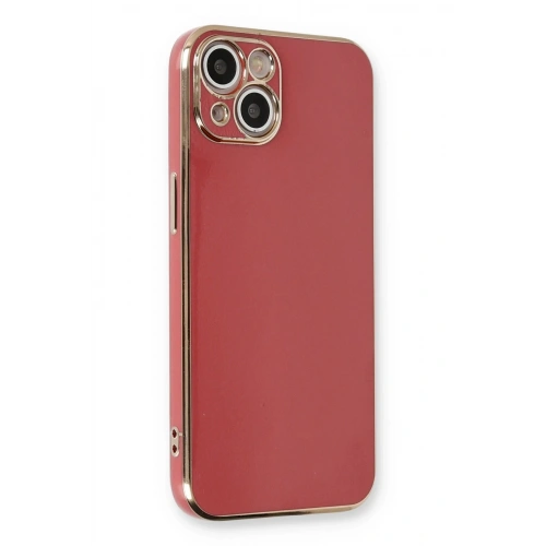 BFS  iPhone 13 Kılıf Volet Silikon - Kırmızı