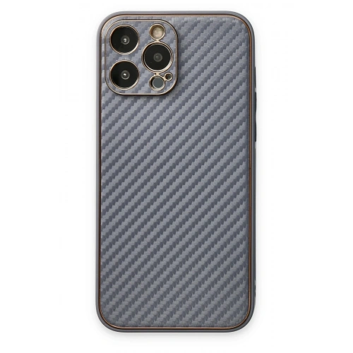 BFS  iPhone 13 Pro Max Kılıf Coco Karbon Silikon - Gri
