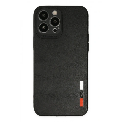 BFS  iPhone 13 Pro Max Kılıf Loop Deri Silikon - Siyah