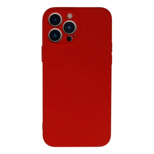 BFS  iPhone 13 Pro Max Kılıf Nano içi Kadife Silikon - Kırmızı