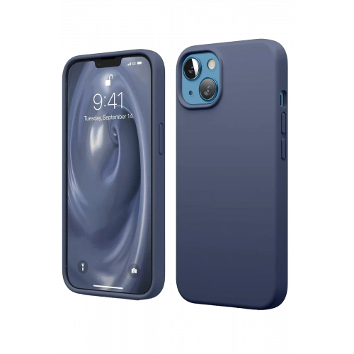 BFS  iPhone 14 Kılıf First Silikon - Lacivert