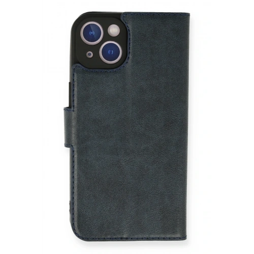 BFS  iPhone 14 Kılıf Trend S Plus Kapaklı Kılıf - Lacivert