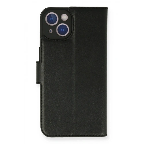 BFS iPhone 14 Kılıf Trend S Plus Kapaklı Kılıf - Siyah