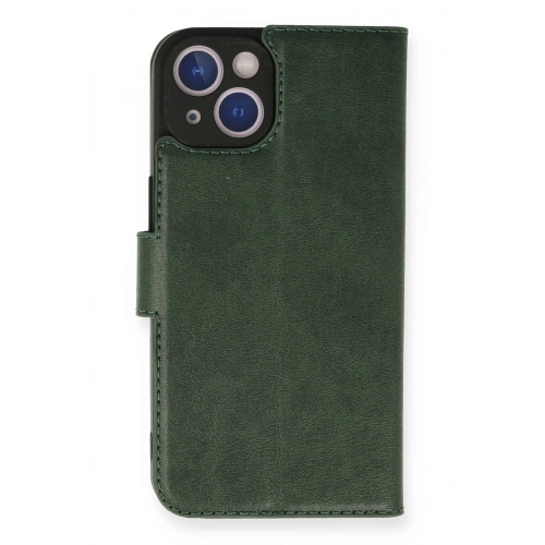 BFS  iPhone 14 Kılıf Trend S Plus Kapaklı Kılıf - Yeşil