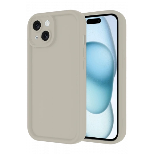 BFS  iPhone 14 Kılıf Viera Silikon - Krem